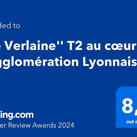 "Le Verlaine" T2 Au Coeur De L'Agglomeration Lyonnaise Villeurbanne Extérieur photo